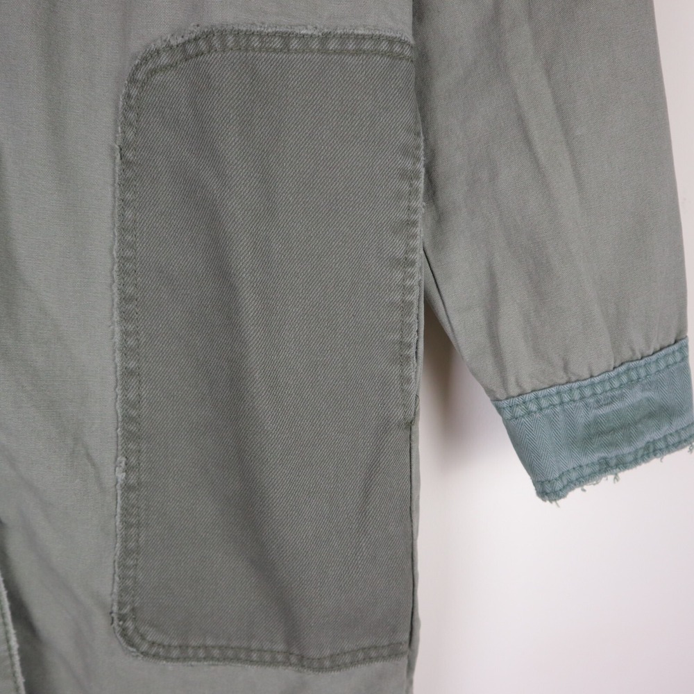 Free People We The Free Apollo Oversized Jacket Military Army Cargo XS 18.5x33 - Picture 6 of 13